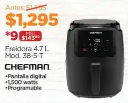 Chedraui Chefman freidora oferta