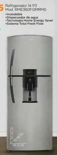 Chedraui Mabe refrigerador 14 p3 oferta