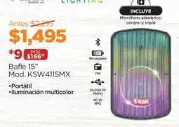 Chedraui Bafle 15" oferta