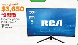 Chedraui RCA Monitor gamer 27" oferta