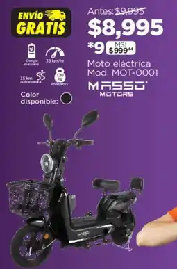 Chedraui Moto eléctrica oferta