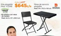 Chedraui Home line silla plegable oferta