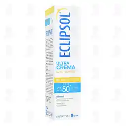 Farmacias Guadalajara Protector Solar Eclipsol Ultra Crema Facial y Corporal FPS 50+, 125 gr oferta