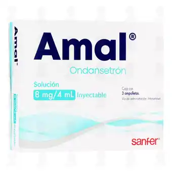 Farmacias Guadalajara Amal 8mg/4ml Solución Inyectable, 3 ampolletas oferta