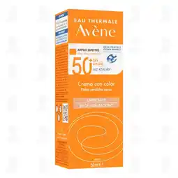 Farmacias Guadalajara Avène Protector Solar en Crema FPS 50+ con Color para Pieles Sensibles, 50 ml oferta