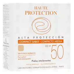 Farmacias Guadalajara Avène Haute Protection Compacto Mineral Arena FPS 50, 10 gr oferta