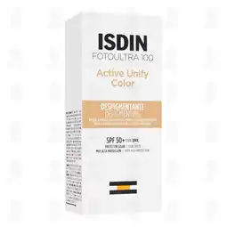 Farmacias Guadalajara Isdin FotoUltra 100 Active Unify Color Despigmentante FPS 50+, 50 ml oferta