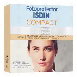 Farmacias Guadalajara Fotoprotector Isdin Compact Arena SPF50+, 10 gr oferta