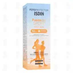 Farmacias Guadalajara Fotoprotector Isdin Fusion Gel Sport SPF50, 100 ml oferta