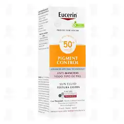 Farmacias Guadalajara Eucerin Protector Solar Facial FPS 50+ Anti Pigment Sun, 50 ml oferta