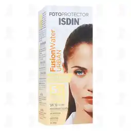 Farmacias Guadalajara Fotoprotector Isdin Fusion Water Urban SPF30, 50 ml oferta