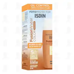 Farmacias Guadalajara Isdin Fotoprotector Fusion Water Color Bronze SPF50, 50 ml oferta