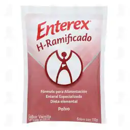 Farmacias Guadalajara Fórmula Enterex H-Ramificado en Polvo Sabor Vainilla, 110 gr oferta