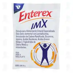Farmacias Guadalajara Fórmula Enterex IMX en Polvo Sabor a Vainilla Latte, 131 gr oferta