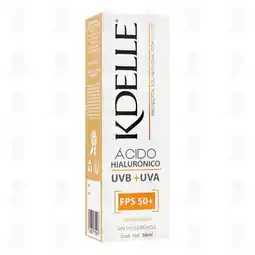 Farmacias Guadalajara Protector Solar Facial Kdelle con Color FPS 50+, 50 ml oferta