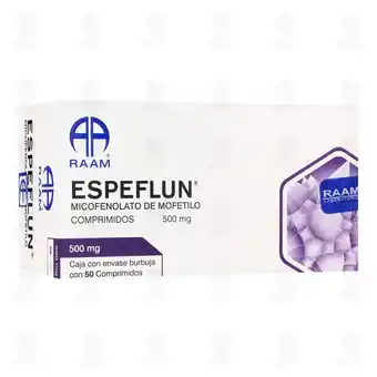 Farmacias Guadalajara Espeflun 500 mg, 50 Comprimidos oferta