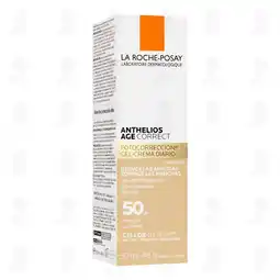 Farmacias Guadalajara La Roche Posay Anthelios Age Correct Gel-Crema Diario con Color 50 FPS, 50 ml oferta