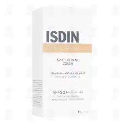 Farmacias Guadalajara Isdin Protector Solar FotoUltra 100 Previene Manchas Solares SPF50+ con Color, 50ml oferta