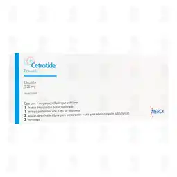 Farmacias Guadalajara Cetrotide 0.25 mg Solución Inyectable, 1 pz oferta