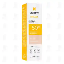 Farmacias Guadalajara Fotoprotector Solar Facial Sesderma Repaskin Tacto Seda con Color SPF 50, 50 ml oferta