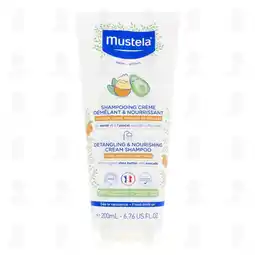 Farmacias Guadalajara Mustela Bebé Shampoo Desenredante en Crema, 200 ml oferta