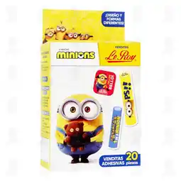 Farmacias Guadalajara Venditas Adhesivas Le Roy Minions, 20 pzas oferta