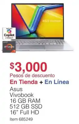 Costco Asus vivobook oferta