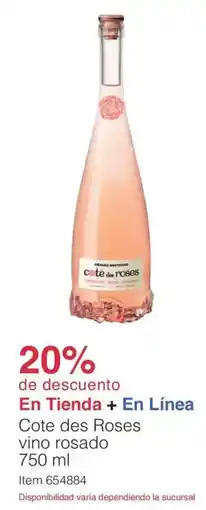 Costco Cote des roses vino rosado oferta