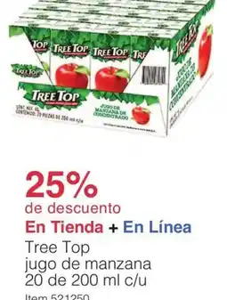 Costco Tree top jugo de manzana oferta