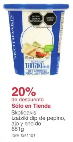 Costco Skotidakis tzatziki dip de pepino, ajo y eneldo oferta