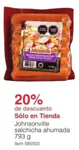 Costco Johnsonville salchicha ahumada oferta