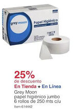 Costco Grey moon papel higiénico jumbo oferta