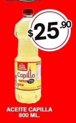 SuBodega Capilla aceite oferta