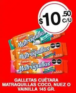 SuBodega Galletas cuétara matraquillas coco, nuez o vainilla oferta