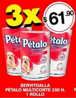 SuBodega Pétalo servitoalla multicorte oferta