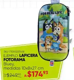 Woolworth Lapicera fotorama bluey medidas oferta