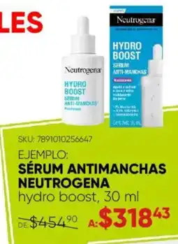 Woolworth Sérum antimanchas neutrogena oferta