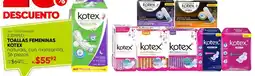 Woolworth Kotex toallas femeninas oferta