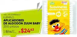 Woolworth Aplicadores de algodón zuum baby oferta