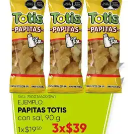 Woolworth Totis papitas oferta