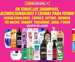 Soriana Híper En todos los shampoos, acondicionadores y cremas para peinar oferta