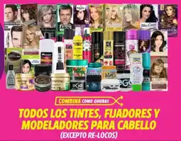 Soriana Híper Todos los tintes, fijadores y modeladores para Cabello oferta