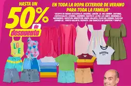 Soriana Híper En toda la ropa exterior de verano para toda la familia oferta