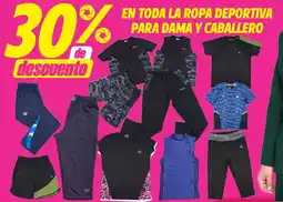 Soriana Híper En toda la ropa deportiva para dama y caballero oferta
