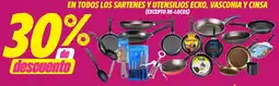 Soriana Híper En todos los sartenes y utensilios ecko, vasconia y cinsa oferta