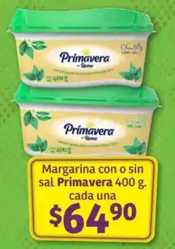 Soriana Híper Primavera margarina con o sin sal oferta