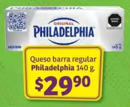 Soriana Híper Philadelphia queso barra regular oferta