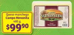 Soriana Híper Campo Menonita queso manchego oferta
