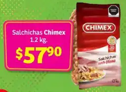 Soriana Híper CHIMEX salchichas oferta