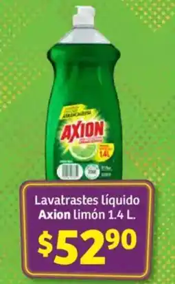 Soriana Híper Axion lavatrastes líquido limón oferta